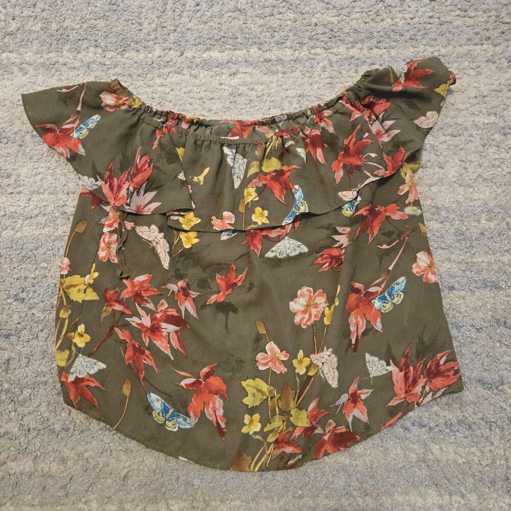 Anthropologie Maeve Floral  Blouse Size Medium